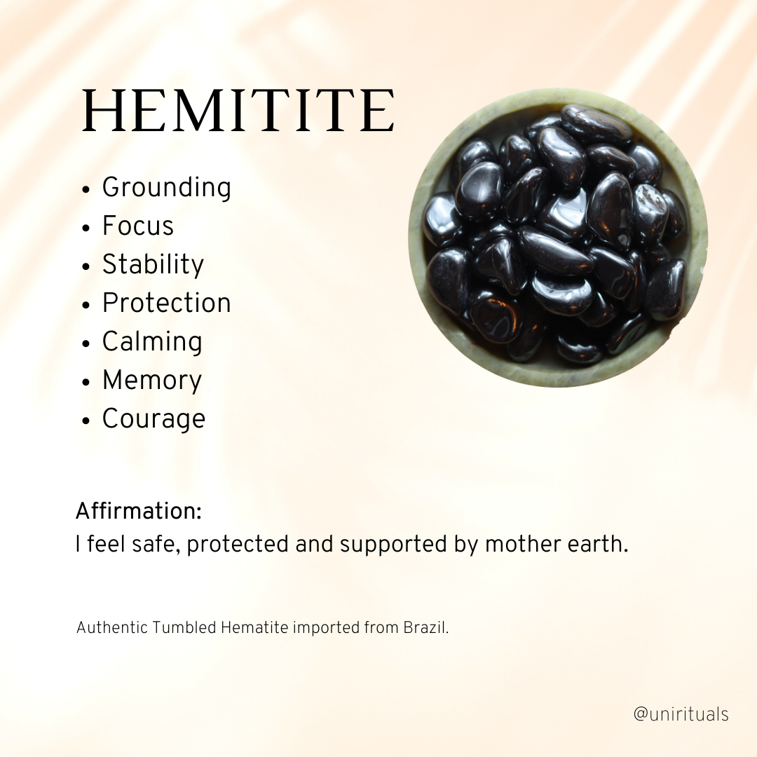 Hematite Tumbled Crystal